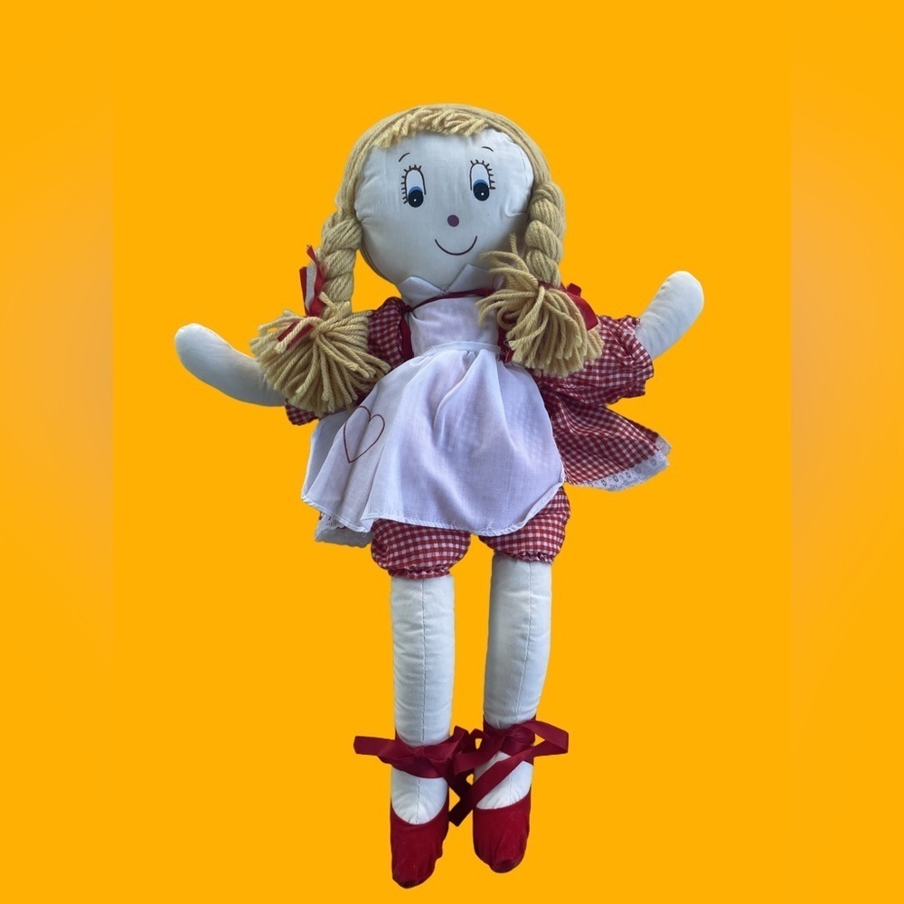 Adorable 1980 made for sears Doll with Red and White Outfit